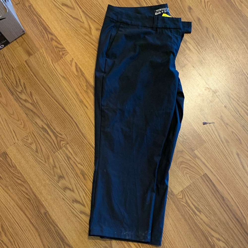 Nike Women's Black Capris with Tailored Waistband